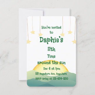 Sun & Stars Einladung