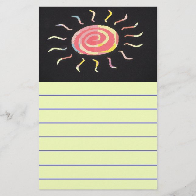 Sun Stationery Briefpapier (Vorderseite)