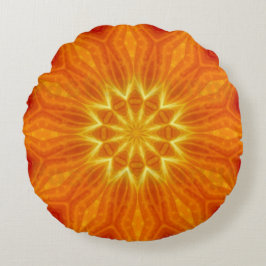 Sun-Sturm-Stern-Mandala-rundes Kissen