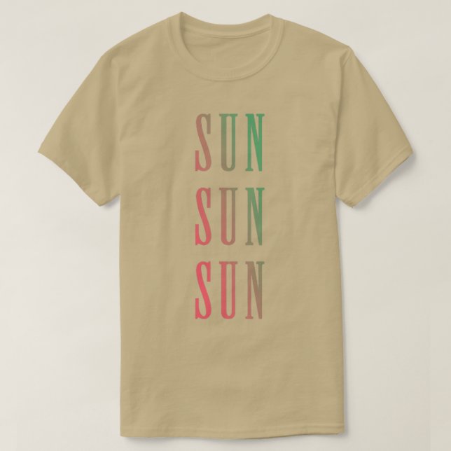 Sun Sun T-Shirt (Design vorne)