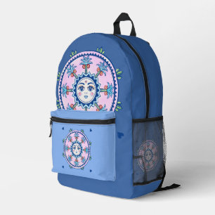 Sun Tarot Art Boho Bedruckter Rucksack