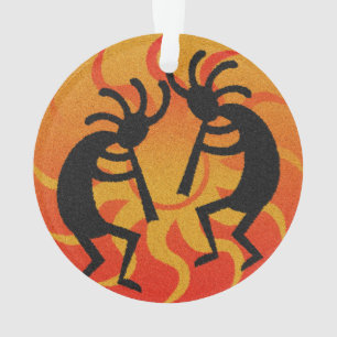Sun tribal dansant Noël de sud-ouest de Kokopelli