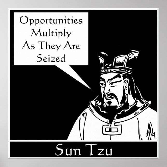 Sun Tzu -- Chinese Military Strategist Poster (Vorne)