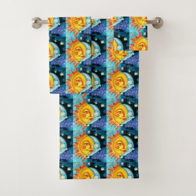 Sun u. Mond Badhandtuch Set (Insitu)