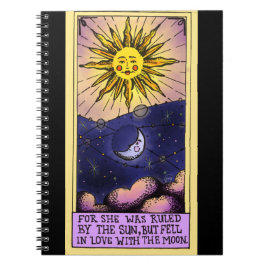 Sun u. Mond-Zeitschrift Notizblock