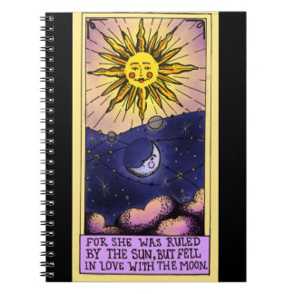 Sun u. Mond-Zeitschrift Notizblock