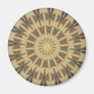 Sun und Cactus Kaleidoscope Magnet