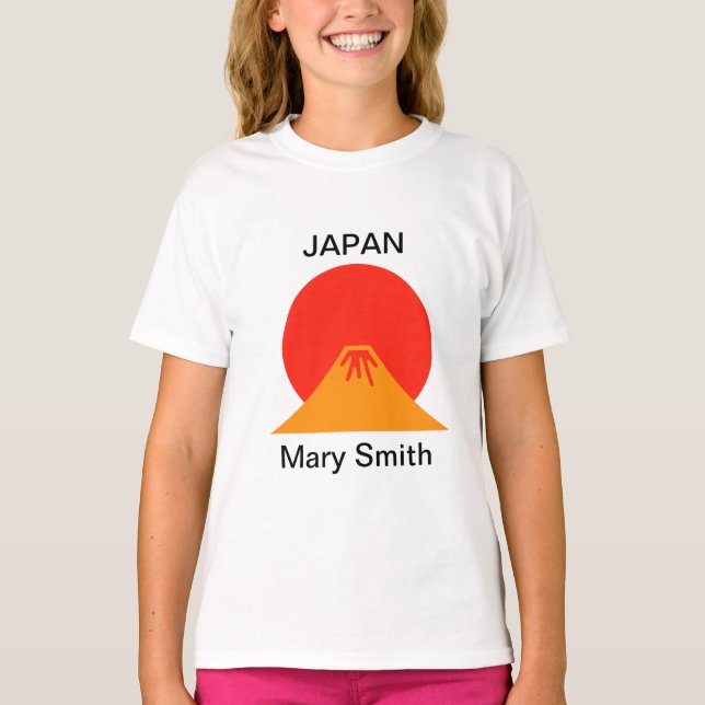 Sun und Fuji T-Shirt (Vorderseite)