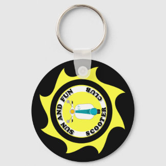 SUN- UND FUN-LOGO-SCHLÜSSELANHÄNGER (SCHWARZ) SCHLÜSSELANHÄNGER
