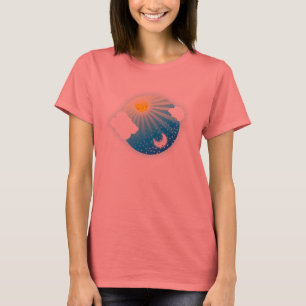 Sun und Mond-Baby - Puppe (angepasstes) Shirt