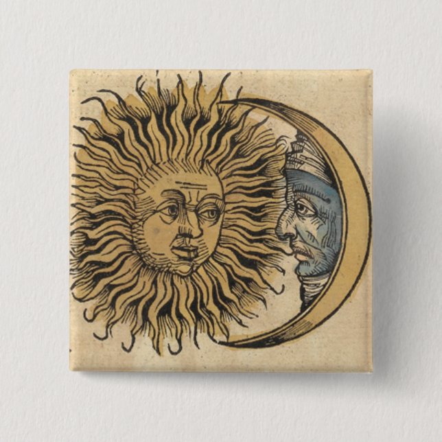 Sun und Mond Button (Vorderseite)