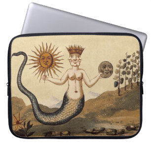 Sun und MondMerman Laptopschutzhülle