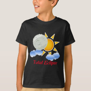 Sun und Moon Eclipse Kids' Basic T - Shirt