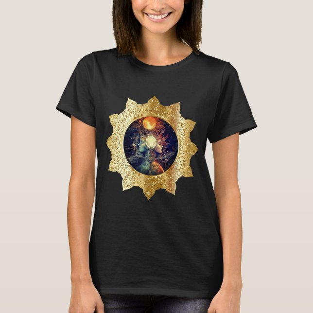 Sun und Moon Goddess T - Shirt (Vorderseite)