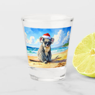 Sun und Surf Koala Weihnachtsmannmütze Schnapsglas
