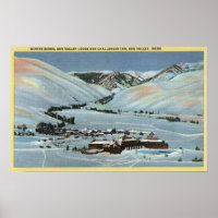 Sun Valley, ID - Winter Szene, Sun Valley