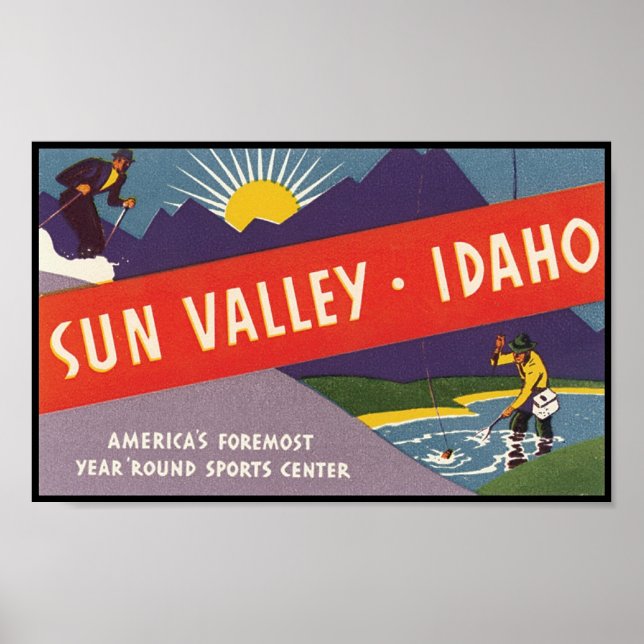 Sun Valley Idaho Poster (Vorne)
