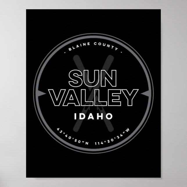 Sun Valley Idaho Ski Poster (Vorne)