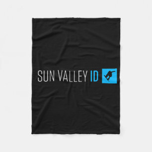 Sun Valley Idaho Snowboard Box Type Fleecedecke