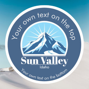 Sun Valley Idaho USA Skigebiet Aufkleber