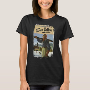 Sun Valley Idaho Vintages Reiseplakat T-Shirt
