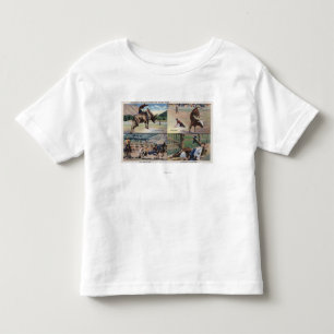 Sun Valley, IDRodeo Stier verfolgende Szenen Kleinkind T-shirt