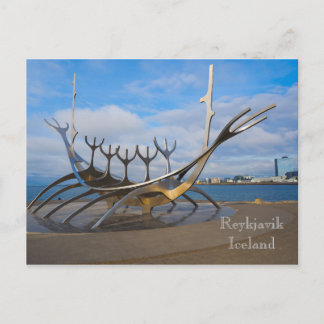 Sun Voyager, Reykjavik, Island, Postcard Postkarte