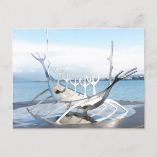 Sun Voyager, Reykjavik, Island Postkarte