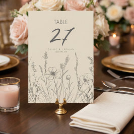 Sun-Washed Garden Border Wedding ID1283 Einladung