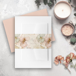 Sun-Washed Garden Wedding ID1283 Einladungsbanderole