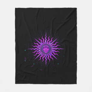 Sun - Whimsigoth Graphic Fleecedecke