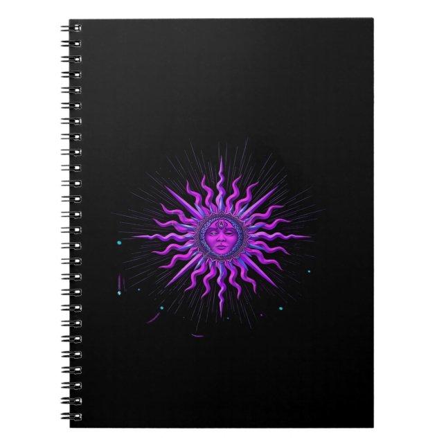 Sun - Whimsigoth Graphic Notizblock (Vorderseite)