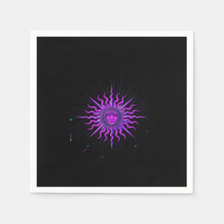 Sun - Whimsigoth Graphic Serviette