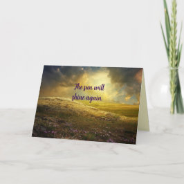 SUN WIRD SYMPATHY CARD SCHIEN DANKESKARTE