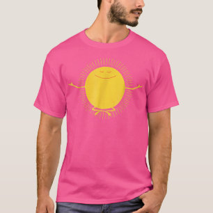 Sun Worshipper Yoga Meditation Inspirational Motiv T-Shirt