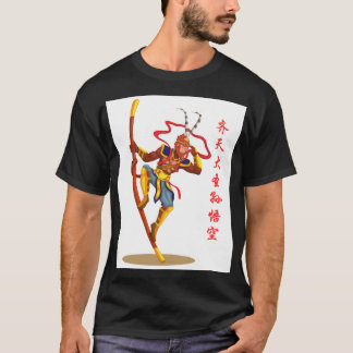 Sun Wukong mit Goldenen Personal T-Shirt