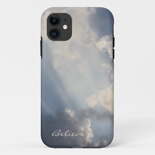 Sunams Weiße Wolken Inspiration glauben Case-Mate iPhone Hülle (Rückseite)