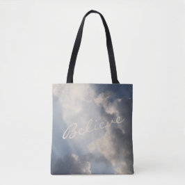 Sunams Weiße Wolken Inspiration glauben Tasche