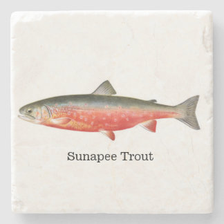 Sunapee Forelle-Fische Steinuntersetzer