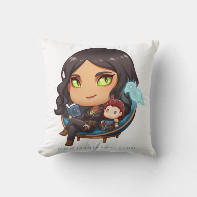 Sunaya, das Chibi Wurfs-Kissen liest Kissen (Vorderseite)
