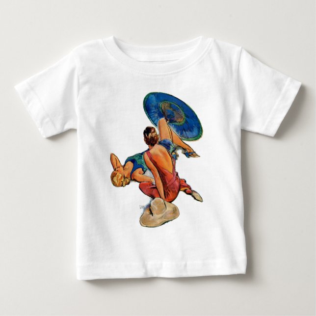 Sunbathers Baby T-shirt (Vorderseite)