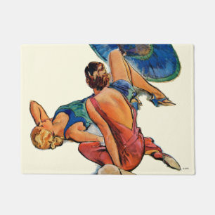 Sunbathers Fußmatte