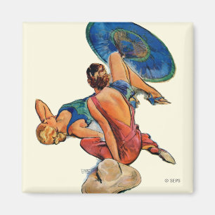 Sunbathers Magnet
