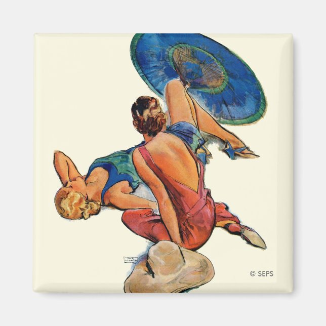 Sunbathers Magnet (Vorne)