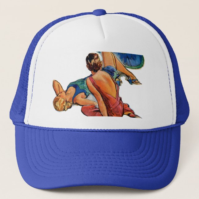 Sunbathers Truckerkappe (Vorderseite)