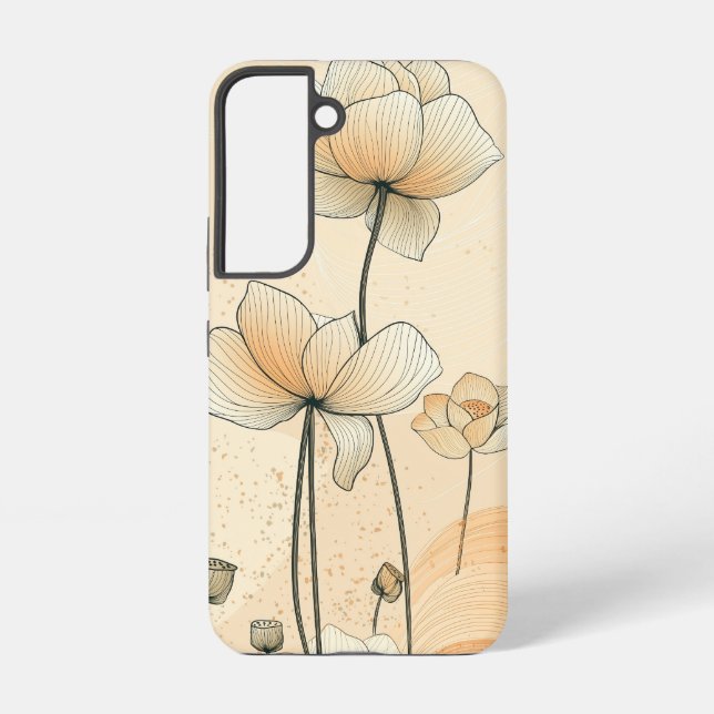 Sunbeam Blossom Phone Case Samsung Galaxy Hülle (Rückseite)