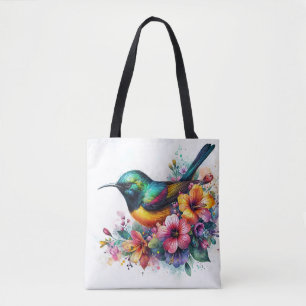 Sunbird Wasserfarbe Farbe Kunst Tasche