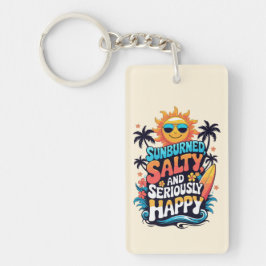 Sunburned Salty and Happy – Retro Beach Vibes