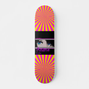 Sunburst Anime Life 7 3/4" Skateboard Deck