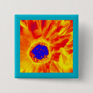 Sunburst-Blume Button
